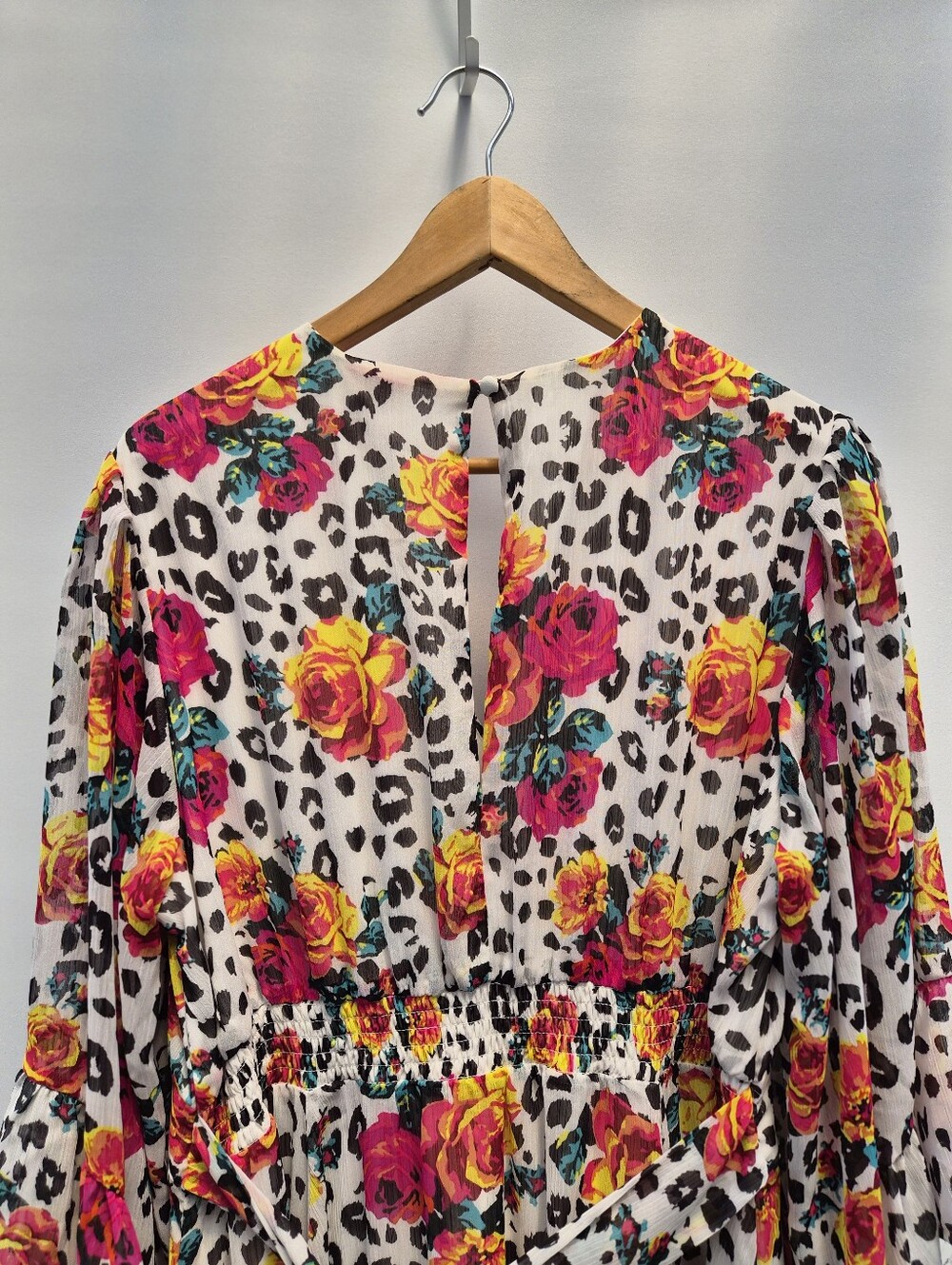Torrid x Betsey Johnson Collab Limited Edition Leopard Floral Dress Size 1 1x - Picture 14 of 15